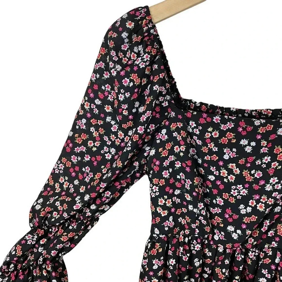 BP Floral Smocked Mini Dress - Picture 5 of 11